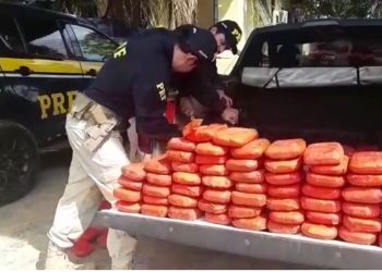 PRF apreende carga de 121 quilos de pasta base de cocaína avaliada em R$ 14,5 milhões, em Petrolina