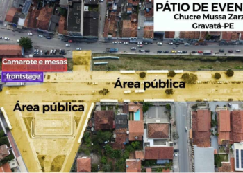 Confira o mapa de distribuição do público no São João de Gravatá 2022