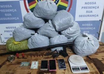 Trio é preso com mais de 10kg de maconha e armas na zona rural de Gravatá