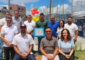 Chã Grande (PE): Prefeito Sandro Advogado inaugura praça e Cozinha Comunitária no bairro do Matadouro