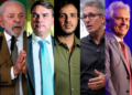 Eleições 2026: Lula tem 38% no 1º turno, seguido por Flávio Bolsonaro com 35%; Caiado e Zema têm 3%, e Renan, 2%, diz Datafolha