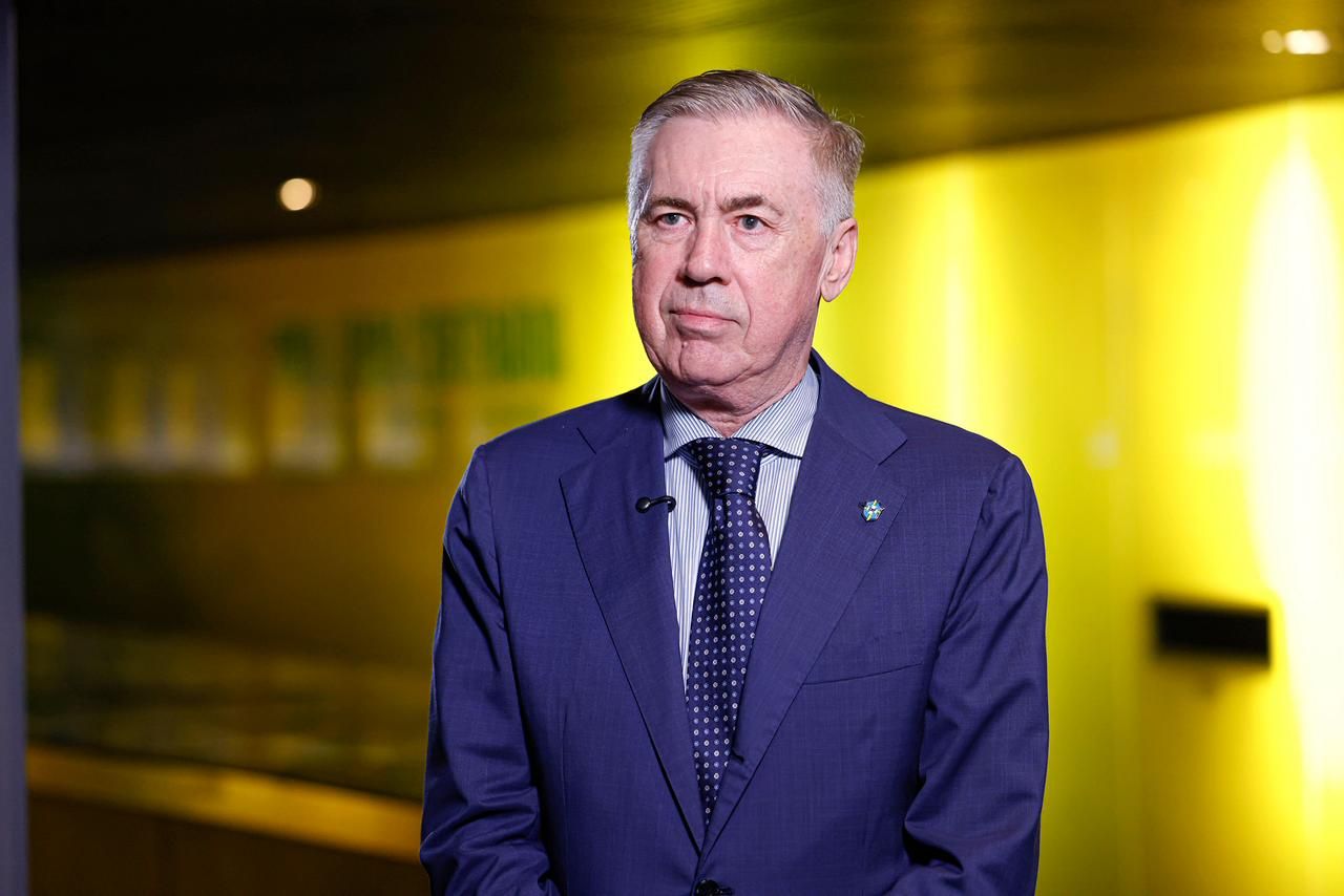 Carlo Ancelotti, treinador da Seleção Brasileira de futebol masculino.